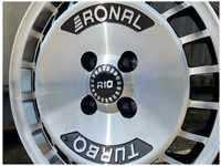 Ronal R10 Turbo schwarz-frontkopiert 7x15 ET37 - LK4/98 ML68 Alufelge schwarz