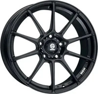 Sparco Assetto Gara matt black 7x17 ET30 - LK4/100 ML63.3 Alufelge schwarz