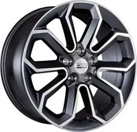 CMS C20 diamant schwarz matt 8x18 ET47 - LK5/108 ML63.4 Alufelge schwarz