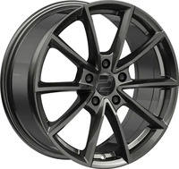 2DRV WH28 schwarz gl&auml;nzend lackiert 8x18 ET45 - LK5/114.3 ML72.6 Alufelge schwarz