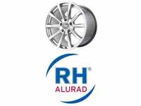 RH Alurad GT sterlingsilber lackiert 10x19 ET54 - LK5/130 ML71.5 Alufelge silber