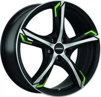 Ronal R62 jetblack 8.5x20 ET40 - LK5/108 ML76 Alufelge schwarz