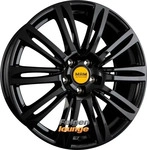 MAM A4 black painted 7.5x17 ET40 - LK5/115 ML70.2 Alufelge schwarz