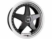 TEC Speedwheels GT EVO-R schwarz-glanz-hornpoliert 8.5x19 ET45 - LK5/108 ML72.5