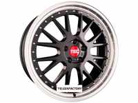 TEC Speedwheels GT EVO black-polished-lip 8.5x19 ET30 - LK5/120 ML72.6 Alufelge