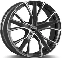 GMP Gunner glossy black 9x20 ET40 - LK5/112 ML66.5 Alufelge schwarz
