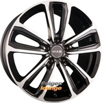 Mak Magma black mirror 6.5x16 ET35 - LK5/110 ML65.1 Alufelge schwarz