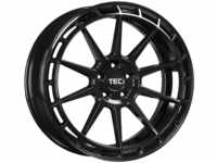 TEC Speedwheels GT8 black-glossy 8x18 ET35 - LK5/112 ML72.5 Alufelge schwarz