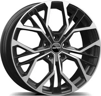 GMP Matisse black glossy 7.5x19 ET43 - LK5/112 ML66.5 Alufelge schwarz