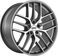 BBS CC-R schwarz matt 8.5x19 ET44 - LK5/112 ML82 Alufelge schwarz