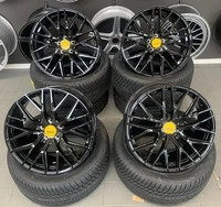 MAM RS4 black painted 8.5x20 ET35 - LK5/120 ML72.6 Alufelge schwarz