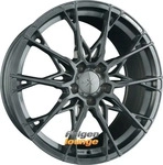 Axxion X1 smoke brushed aluminiumsilber 8.5x19 ET45 - LK5/112 ML72.6 Alufelge silber