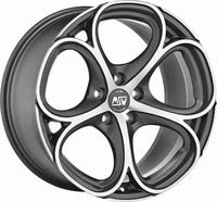 MSW MSW 82 gloss black 9x20 ET31 - LK5/110 ML65.06 Alufelge schwarz