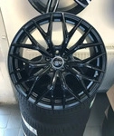 2DRV WH37 dark gunmetal lackiert 8x18 ET48 - LK5/112 ML66.6 Alufelge grau