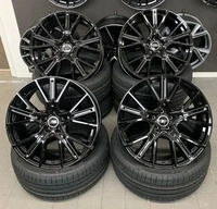 2DRV WH34 schwarz gl&auml;nzend lackiert 8.5x19 ET35 - LK5/112 ML66.6 Alufelge schwarz