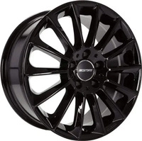 GMP Stellar black polished 10x22 ET35 - LK5/130 ML84.1 Alufelge schwarz