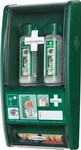 Augensp&uuml;lstation H560xB290xT120ca.mm 2x0,5 l,1xPflasterspender CEDERROTH