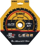 Dewalt DT10399, DeWalt Kreiss&auml;geblatt, 190x30 24 WZ 18&deg; f&uuml;r DWE575 mmK/576K, 3x