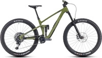 Cube 755300-M, Cube Stereo One55 C:62 TM 29'' Carbon MTB Fahrrad grau/gr&uuml;n 2024 M