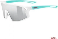 Uvex S5330768716, Uvex Skyrise Jr. Fahrrad / Sport Brille wei&szlig;/gr&uuml;n/mirror