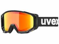 Uvex S5505302230, Uvex Athletic Colorvision MX Goggle Cross/MTB Brille schwarz/mirror