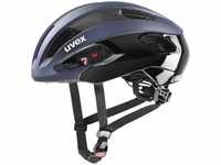 Uvex S4100900615, Uvex Rise CC Rennrad Fahrrad Helm matt blau/schwarz 2024 52-56cm
