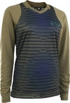Ion 47233-5024-602-40/L435170, Ion Scrub Damen Fahrrad Trikot lang mud gr&uuml;n 2023 L
