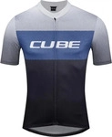 Cube 12357-M, Cube Teamline Cmpt Fahrrad Trikot kurz schwarz/blau 2026 M (46/48)