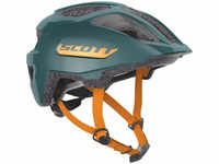 Scott 2752327491222, Scott Spunto Junior Kinder Fahrrad Helm Gr.50-56cm grün/orange