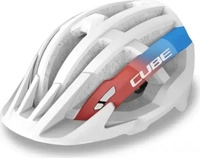Cube 16431-XL, Cube Offpath Teamline MTB Fahrrad Helm wei&szlig;/blau/rot 2024 XL