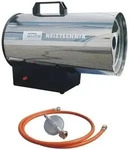 G&uuml;de 85005, G&uuml;de Gasheizgebl&auml;se GGH 10 INOX incl. Schlauch und Regler