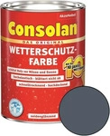 Consolan Schiefer / 22409, Consolan Wetterschutzfarbe " Schiefer " 2,5 L -...