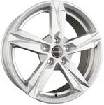 BORBET DESIGN T10 crystal silver 7.0Jx17 5x112 ET40