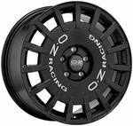 OZ RALLY RACING gloss black + silver lettering 8.0Jx17 5x100 ET35