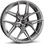 BORBET DESIGN QX hyper black silver 8.0Jx19 5x112 ET40