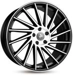 KESKIN WHEELS KT17 HURRICANE matt black front polish 9.5Jx21 5x120 ET38