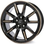 BORBET DESIGN LX19 black glossy gold spoke rim 8.0Jx19 5x112 ET44