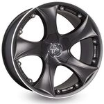 KESKIN WHEELS KT9 MALIK matt black lip polish 9.0Jx20 5x130 ET30