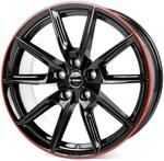 BORBET DESIGN LX19 black glossy red ring 8.0Jx19 5x112 ET44