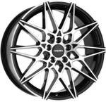 CARMANI 18 KNUT black polish 8.0Jx19 5x120 ET35