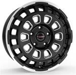 BORBET DESIGN CW7 black rim window polished matt 8.0Jx18 5x120 ET53