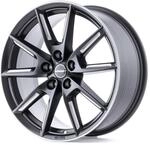 BORBET DESIGN LX19 schwarzmatt poliert mit Edelstahlring 8.0Jx19 5x108 ET45