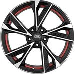 MAM WHEELS MAM RS6 black front polished red inside 7.0Jx16 5x100 ET38
