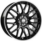 CMS C25-DRB diamond rim black 7.0Jx17 4x108 ET32