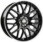 CMS C25-DRB diamond rim black 8.5Jx19 5x112 ET40