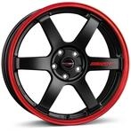 BORBET DESIGN DB8GT2 black matt rim red 8.5Jx19 5x114.3 ET35