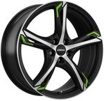 RONAL RONAL R62 GREEN jetblack-matt-frontkopiert 8.5Jx20 5x114.3 ET50