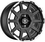 SPARCO DAKAR matt black lip polished + revits 8.5Jx18 5x120 ET42