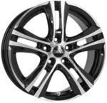 DBV ANDORRA II schwarz gl&auml;nzend frontpoliert 7.0Jx17 5x100 ET45