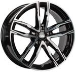 DBV VIENNA II schwarz gl&auml;nzend frontpoliert 8.5Jx20 5x112 ET42
